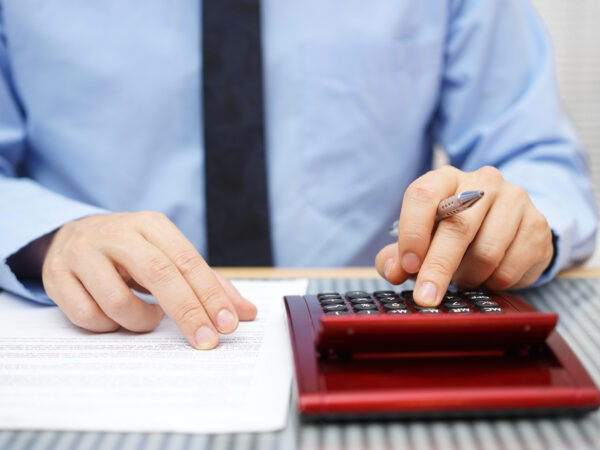 man doing tax credits
